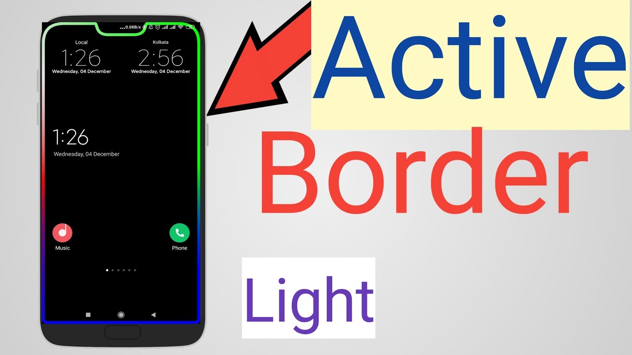 boder light mobile - mobile mai border light kaise lagaye || border ...