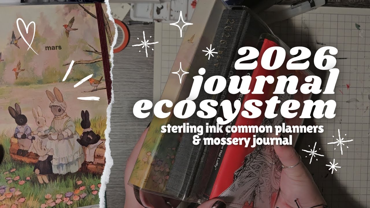 2026 journal ecosystem ft. sterling ink common planner & mossery