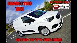 Great Value Top Spec Vauxhall Combo Sportive