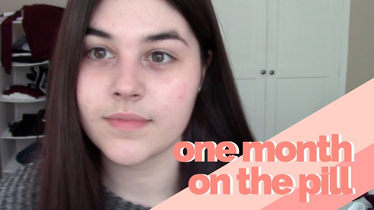 one month using birth control pills my acne journey YouTube