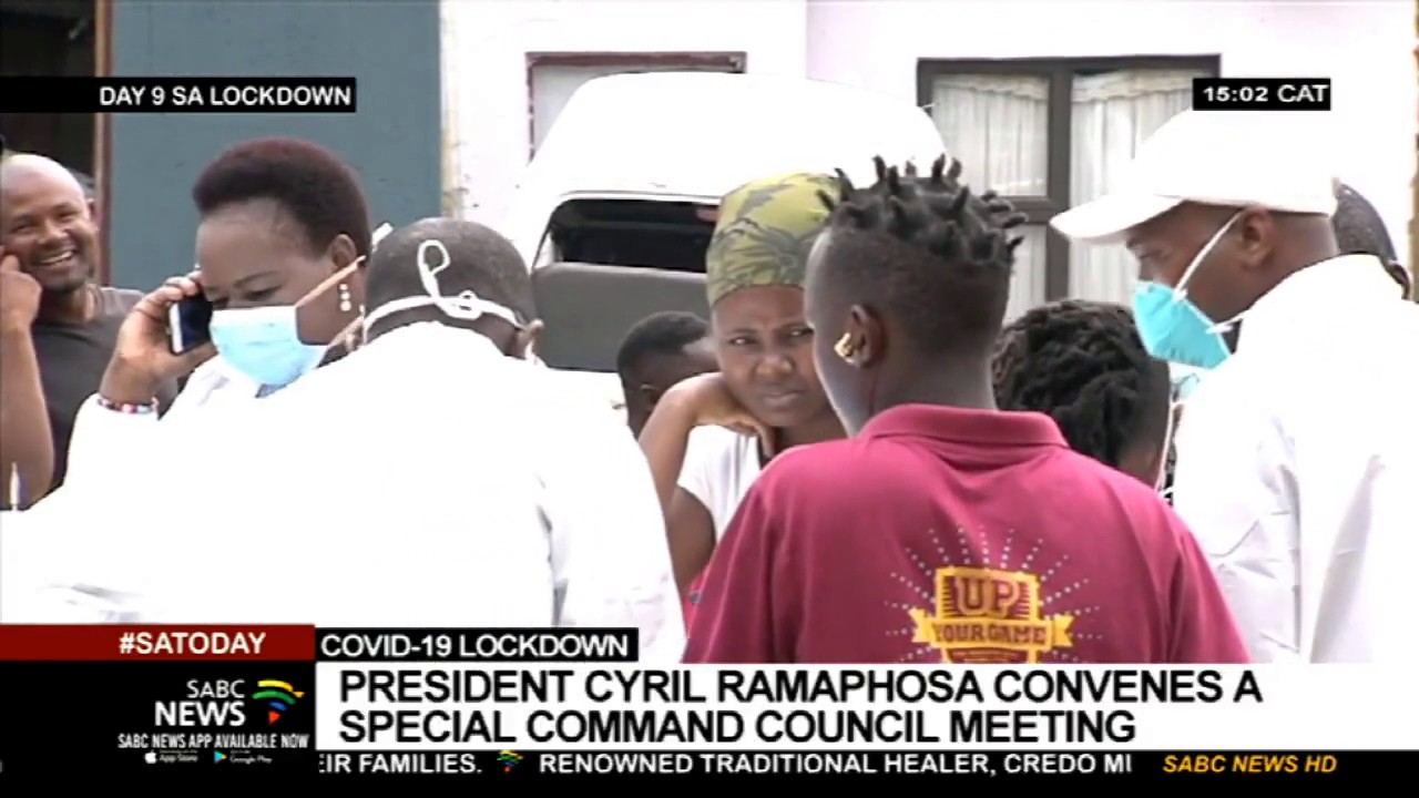 SA Lockdown Day 9 I Ramaphosa convenes meeting to assess lockdown implementation