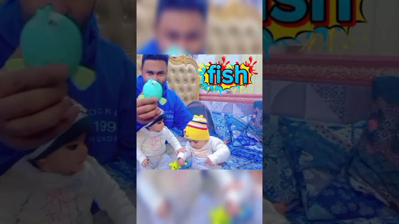 Twins Babies First Surprise Gift 🎁 | Baba Ne Liye Cute Elephant, Fish & Butterfly Toys! 🐘🐟