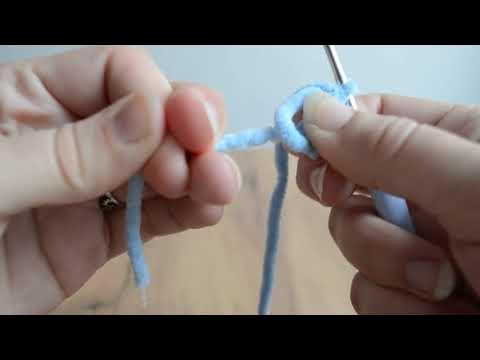 How to Crochet a Magic Ring with PLUSH yarn