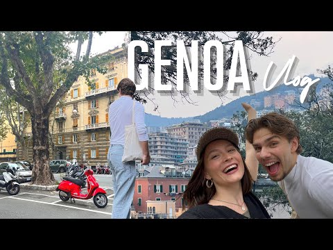 GENOA, ITALY | Spend 24 hours with us | Couples Travel Vlog