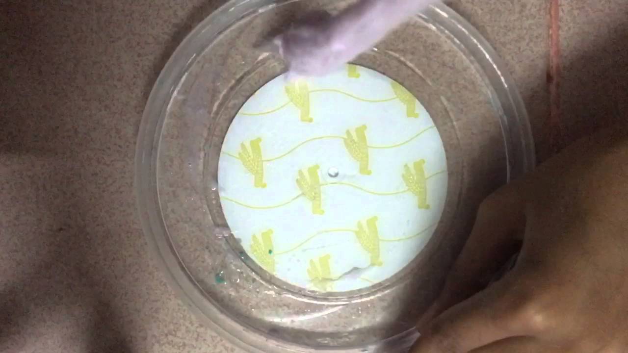 DIY SLIME WITH CONTACT LENS WASHER?! YouTube