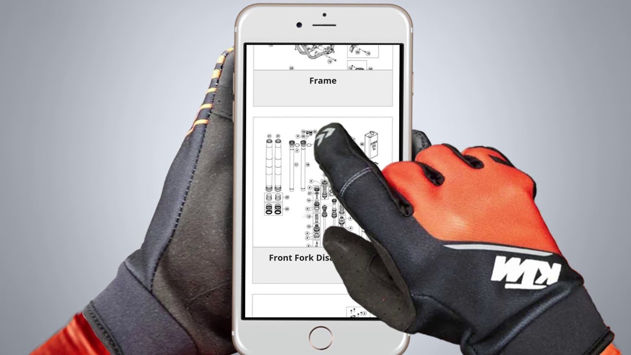 Easy KTM Parts Finder and Fiche Finder 