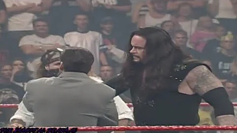 The Undertaker & Kane confront Vince Mcmahon & Mankind: WWF RAW August 10,1998
