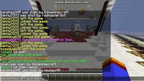 Minecraft l 2 Hackers 1 Server l Obvious hacks!