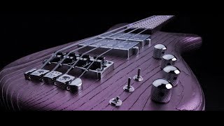 Warwick Custom Shop Masterbuilt - Streamer $$ Swamp Ash Sandblasted Blue Flipflop #16-3317