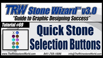 TRW Stone Wizard 3 Tutorial Video 69 Quick Stone Selection Buttons