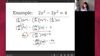 Implicit Differentiation: Example 2