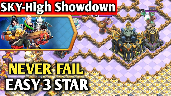 Easily 3 star SKY-High Showdown Challenge/New challenge in clash of clans