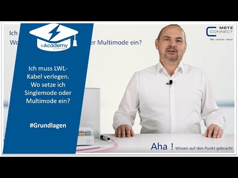 Ich muss LWL-Kabel verlegen. Wo setze ich Singlemode oder Multimode ein?