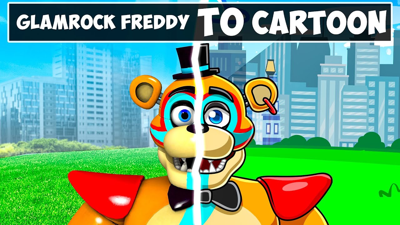 Glamrock Freddy Becomes CARTOON in VRCHAT