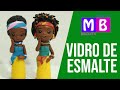 DIY | Reciclagem do vidro de esmalte em Biscuit | Lindas bonecas!