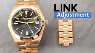 Vacheron Constantin 18K Gold Watch Link Removal Tutorial