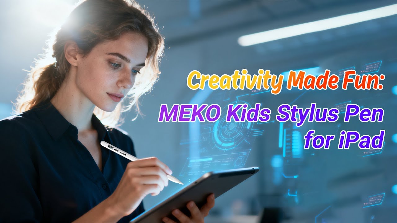 Creativity Made Fun: MEKO Kids Stylus Pen for iPad - YouTube