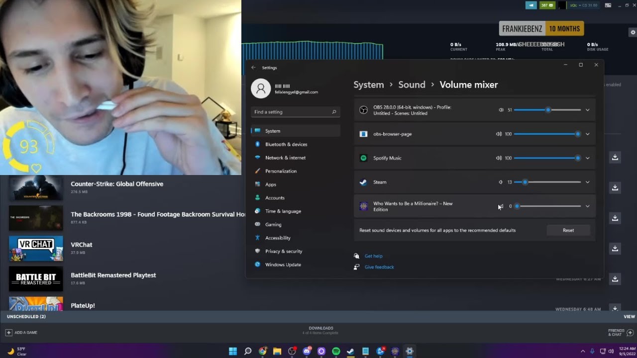 xQc's ASMR is not loud enough (WARNING LOUD)