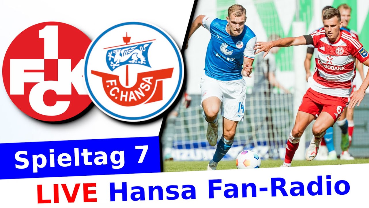 Kaiserslautern 31 Hansa Rostock Spieltag 7 Hansa Radio - LIVE Rostocker Fankurve