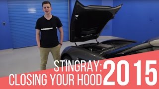 2015 Corvette Stingray: How to Close the Hood