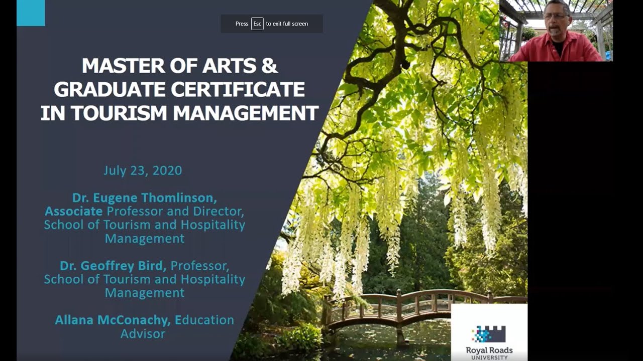 masters in tourism usa