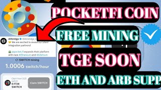 Pocket Fi Free Mining । PocketFi TGE Update। PocketFi Coin Supply And Roadmap ।PocketFi Update।