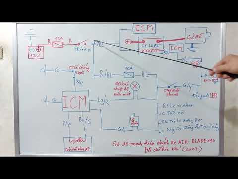 Video SƠ ĐỒ MẠCH ĐIỆN CHÍNH XE AIR BLADE 110 CHẾ HOÀ KHÍ 2007 - youtube
