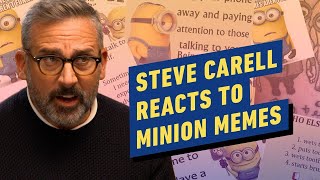 Steve Carell Reacts to Minion Memes