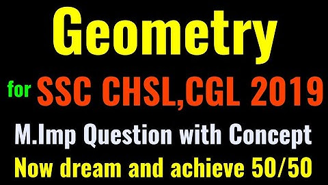 M.Imp Geometry (Circle) Question for SSC CHSL,CGL Mains 2019 by Rohit Tripathi