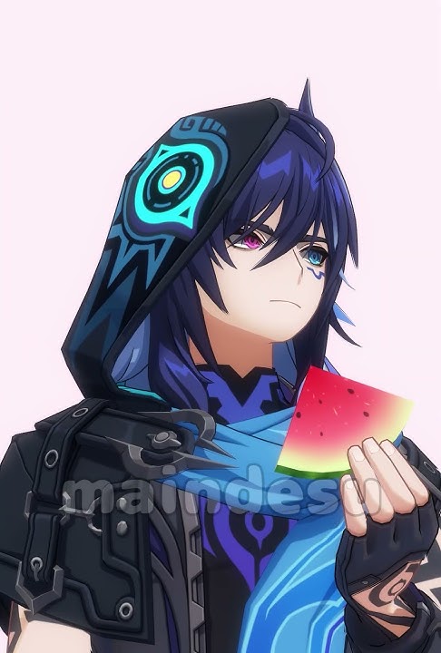 Trying watermelon