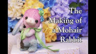 Making of a Teddy Bear Friend: a jointed Mohair Rabbit Plushie tutorial