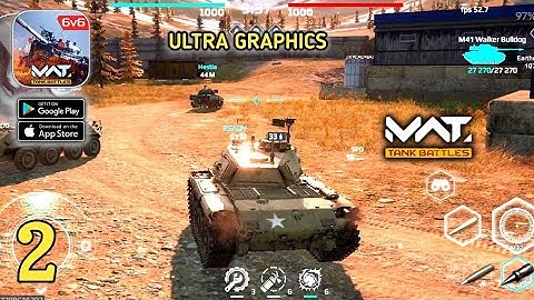 MWT Tank Battles Global Launch Gameplay Walkthrough Part 2 ( Android / iOS)