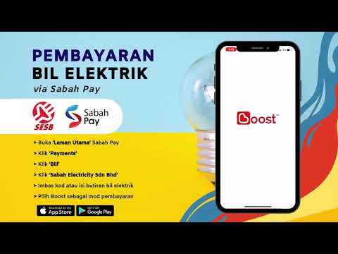 Cara Pembayaran Bil Elektrik (SESB) | SABAH PAY