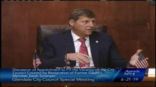 2019-06-21 - Glendale City Council Special Meeting