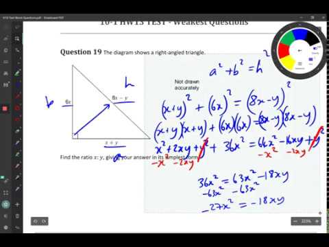 Yr10 Dr Frost Test - Going through Qs - YouTube