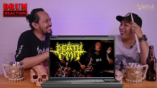 Drum Reaction - Roy Agus  DEATH VOMIT Empire Enforced