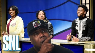 Black Jeopardy with ( Black Panther) Chadwick Boseman