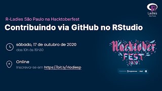 Contribuindo através da interface gráfica do RStudio - 8/9 - Contribuindo via GitHub no RStudio