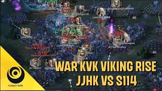 WAR VIKING RISE KVK SEASON 2 JJHK VS S114 | VIKING RISE INDONESIA