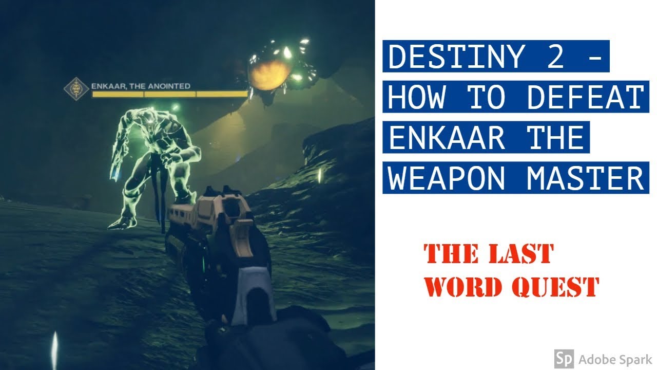 DESTINY 2 - DEFEAT WITH PRECISON DAMAGE TO LARVAE - LIGHT (THE LAST WORD QUEST) YouTube
