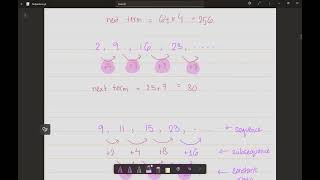 Identifying patterns || Finding out the next term of a sequence
