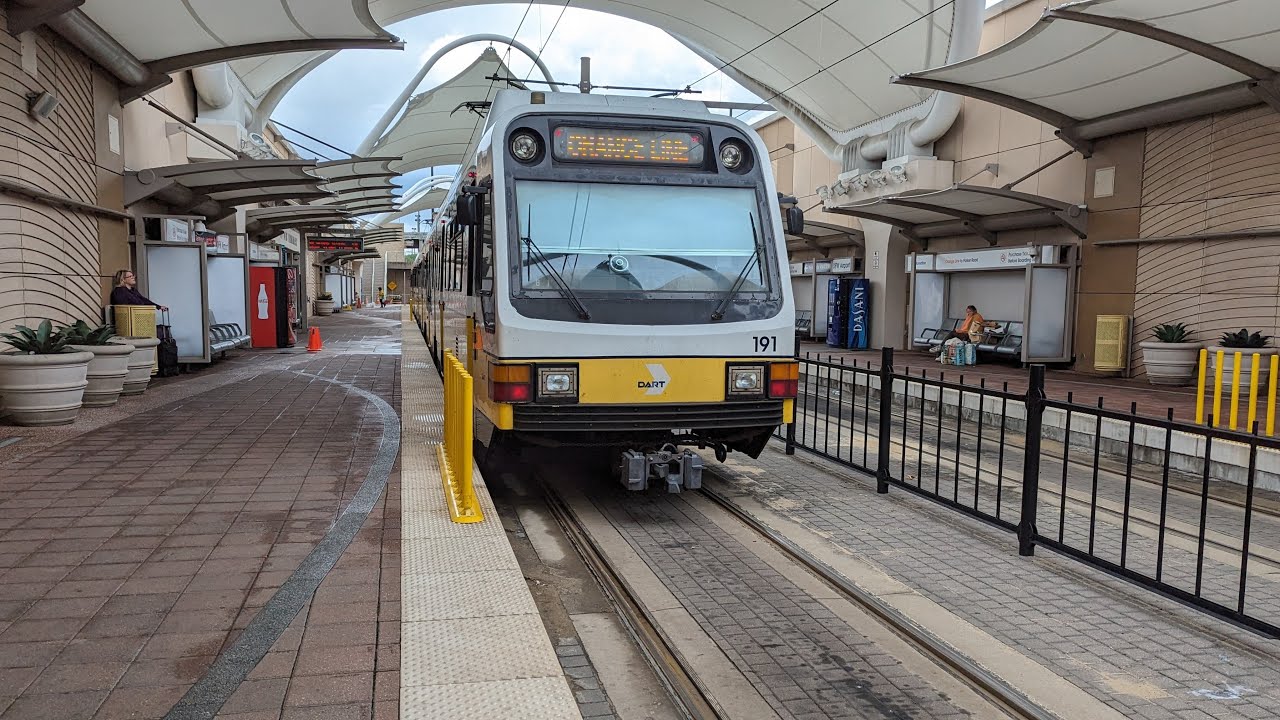 Dallas DART Light Rail Orange Line DFW Airport Terminal A - Parker Road SLRV