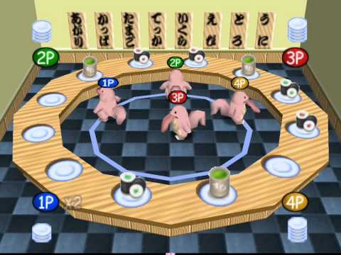 Pokémon Stadium Minigame Netplay Sushi Go Round