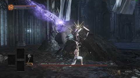 Aldrich, Devourer of Gods - SL1 NG+7 No Roll/Block/Rings/Buffs/Damage