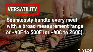 Taylor Digital Instant Read Kitchen and Cooking Thermometer