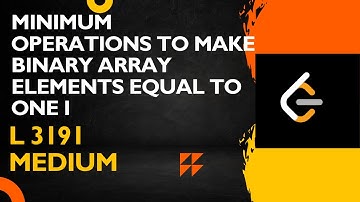Minimum Operations to make binary array elements equal to One I | Leetcode 3191 #dsa #javascript