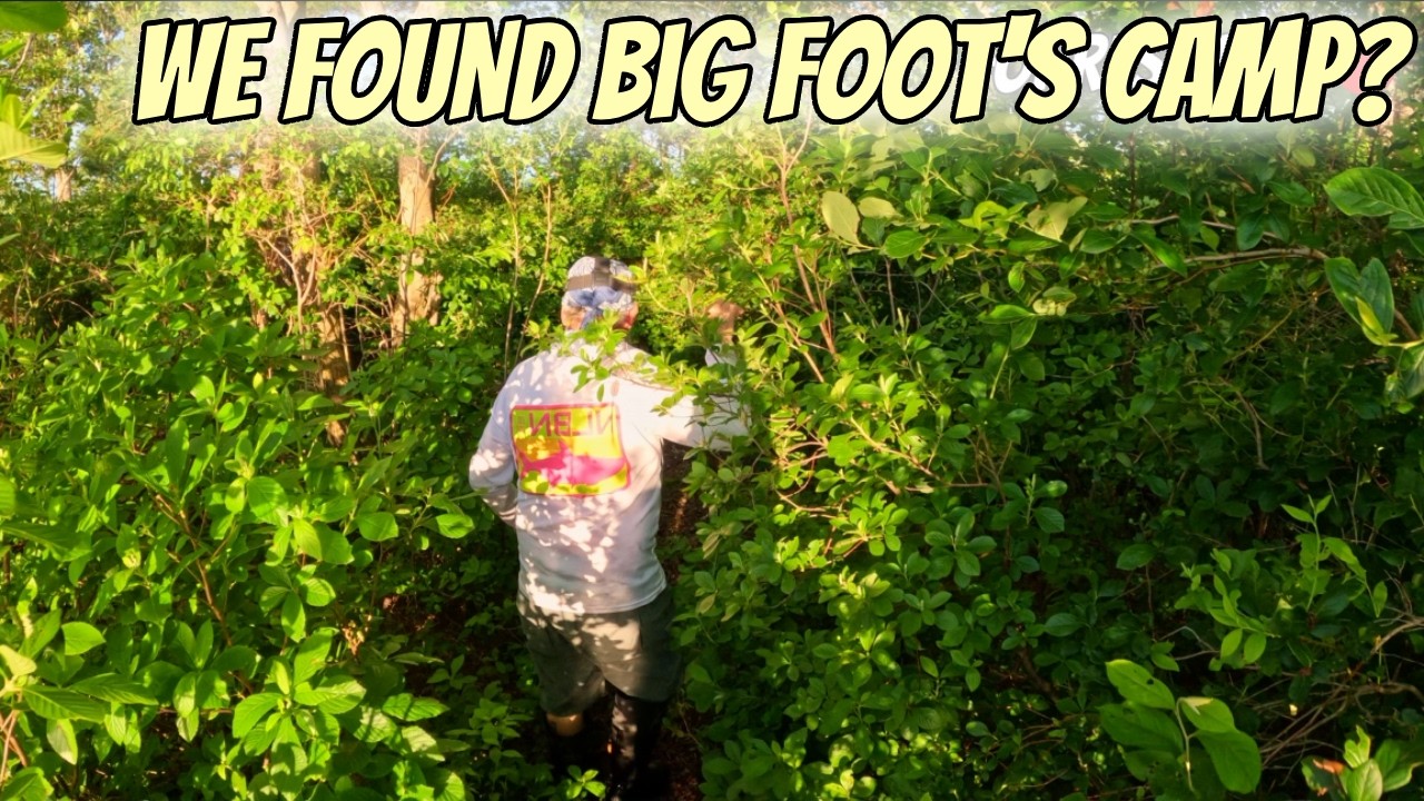 We FOUND Big Foot's Camp? | DUO POV Fishing! #bassfishing #topwaterfishing