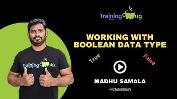 Working with boolean data type