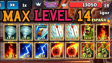 Fight Against Max Level 14 Castle Players! Castle Crush 