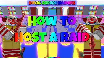 How to host a Raid